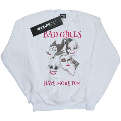Disney Damska/bawełniana Bluza Dla Pań Bad Girls Have More Fun (L / Ciepły Biały) Disney Damska/bawełniana Bluza Dla Pań Bad Girls Have More Fun (L / Ciepły Biały)