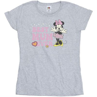 Disney Damska Bawełniana Koszulka Best Mum Ever (L / Jasnoszary) Disney Damska Bawełniana Koszulka Best Mum Ever (L / Jasnoszary)