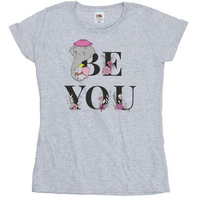 Disney Damska Bawełniana Koszulka Dumbo Be You (XL 8,5-9 / Jasnoszary) Disney Damska Bawełniana Koszulka Dumbo Be You (XL 8,5-9 / Jasnoszary)
