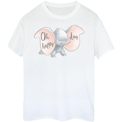 Disney Damska Bawełniana Koszulka Dumbo Happy Day (S (52-55 Cm) / Ciepły Biały) Disney Damska Bawełniana Koszulka Dumbo Happy Day (S (52-55 Cm) / Ciepły Biały)