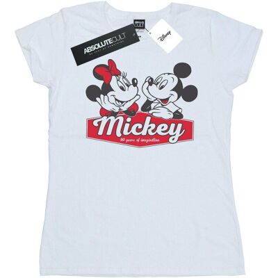 Disney Damska Bawełniana Koszulka Mickie And Minnie 90 Years (S (52-55 Cm) / Ciepły Biały) Disney Damska Bawełniana Koszulka Mickie And Minnie 90 Years (S (52-55 Cm) / Ciepły Biały)