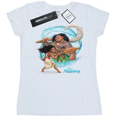 Disney Damska Bawełniana Koszulka Moana And Maui Wave (M / Ciepły Biały) Disney Damska Bawełniana Koszulka Moana And Maui Wave (M / Ciepły Biały)