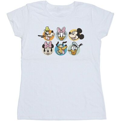 Disney Damska Bawełniana Koszulka Myszka Miki I Przyjaciele Z Twarzami (XL 8,5-9 / Ciepły Biały) Disney Damska Bawełniana Koszulka Myszka Miki I Przyjaciele Z Twarzami (XL 8,5-9 / Ciepły Biały)