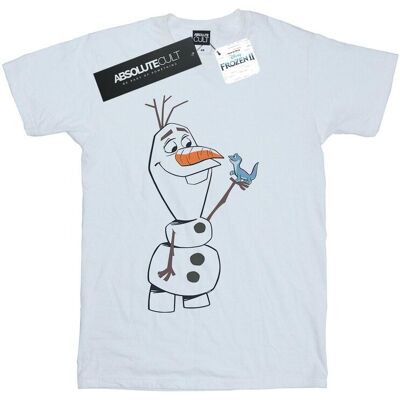 Disney Damska Bawełniana Koszulka Typu Boyfriend Frozen 2 Olaf I Salamandra (S (52-55 Cm) / Ciepły Biały) Disney Damska Bawełniana Koszulka Typu Boyfriend Frozen 2 Olaf I Salamandra (S (52-55 Cm) / Ciepły Biały)