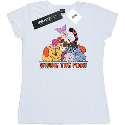 Disney Damska Bawełniana Koszulka Z Grupy Kubuś Puchatek (XL 8,5-9 / Ciepły Biały) Disney Damska Bawełniana Koszulka Z Grupy Kubuś Puchatek (XL 8,5-9 / Ciepły Biały)