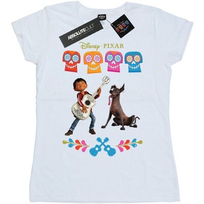 Disney Damska Bawełniana Koszulka Z Logo Coco Miguel (S (52-55 Cm) / Ciepły Biały) Disney Damska Bawełniana Koszulka Z Logo Coco Miguel (S (52-55 Cm) / Ciepły Biały)