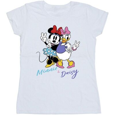 Disney Damska Bawełniana Koszulka Z Myszką Minnie I Stokrotkami (S (52-55 Cm) / Ciepły Biały) Disney Damska Bawełniana Koszulka Z Myszką Minnie I Stokrotkami (S (52-55 Cm) / Ciepły Biały)