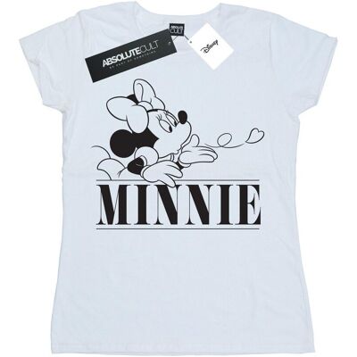 Disney Damska Bawełniana Koszulka Z Pocałunkiem Myszki Minnie (S (52-55 Cm) / Ciepły Biały) Disney Damska Bawełniana Koszulka Z Pocałunkiem Myszki Minnie (S (52-55 Cm) / Ciepły Biały)