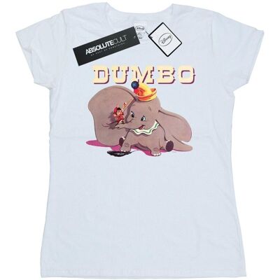 Disney Damska Bawełniana Koszulka Z Puzonem Dumbo Timothy'ego (M / Ciepły Biały) Disney Damska Bawełniana Koszulka Z Puzonem Dumbo Timothy'ego (M / Ciepły Biały)