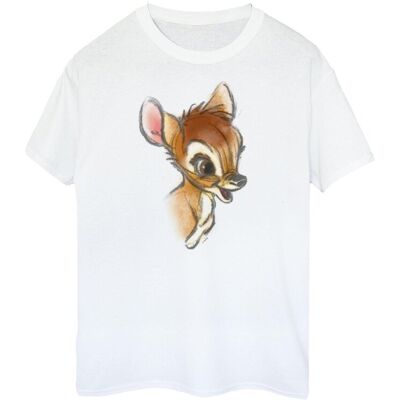 Disney Damska Bawełniana Koszulka Z Rysunkiem Bambi (M / Ciepły Biały) Disney Damska Bawełniana Koszulka Z Rysunkiem Bambi (M / Ciepły Biały)