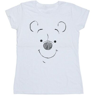 Disney Damska Bawełniana Koszulka Z Twarzą Kubusia Puchatka (XL 8,5-9 / Ciepły Biały) Disney Damska Bawełniana Koszulka Z Twarzą Kubusia Puchatka (XL 8,5-9 / Ciepły Biały)