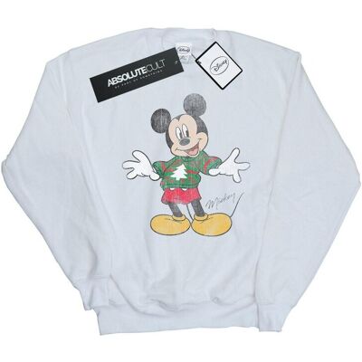 Disney Damska Bluza Świąteczna Z Myszką Miki (XL 8,5-9 / Ciepły Biały) Disney Damska Bluza Świąteczna Z Myszką Miki (XL 8,5-9 / Ciepły Biały)