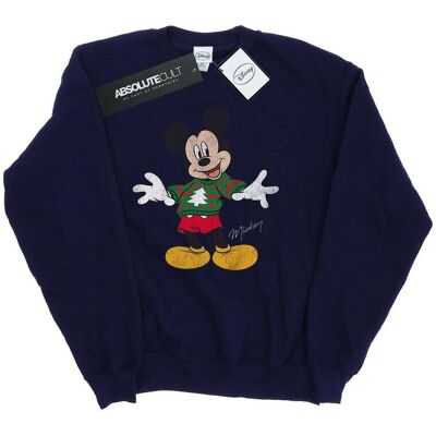 Disney Damska Bluza Świąteczna Z Myszką Miki (XL 8,5-9 / Granatowy) Disney Damska Bluza Świąteczna Z Myszką Miki (XL 8,5-9 / Granatowy)
