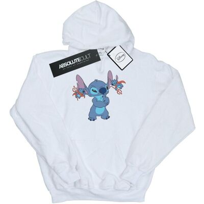Disney Damska Bluza Z Kapturem Lilo And Stitch Little Devils (L / Ciepły Biały) Disney Damska Bluza Z Kapturem Lilo And Stitch Little Devils (L / Ciepły Biały)