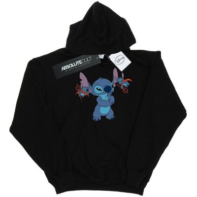 Disney Damska Bluza Z Kapturem Lilo And Stitch Little Devils (XL 8,5-9 / Czarny) Disney Damska Bluza Z Kapturem Lilo And Stitch Little Devils (XL 8,5-9 / Czarny)