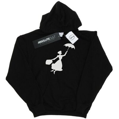 Disney Damska Bluza Z Kapturem Mary Poppins Flying Silhouette (L / Czarny) Disney Damska Bluza Z Kapturem Mary Poppins Flying Silhouette (L / Czarny)