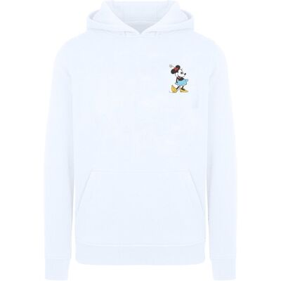 Disney Damska Bluza Z Kapturem Minnie Mouse Kick Chest Hoodie (S (52-55 Cm) / Ciepły Biały) Disney Damska Bluza Z Kapturem Minnie Mouse Kick Chest Hoodie (S (52-55 Cm) / Ciepły Biały)