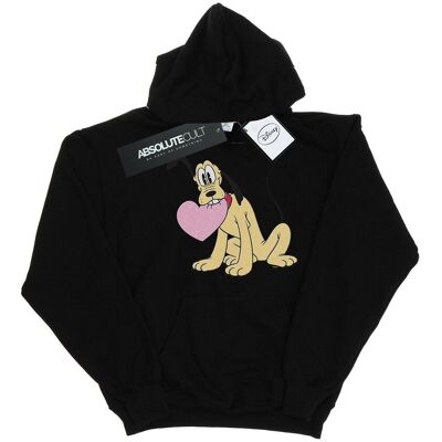 Disney Damska Bluza Z Kapturem Pluto Love Heart (S (52-55 Cm) / Czarny) Disney Damska Bluza Z Kapturem Pluto Love Heart (S (52-55 Cm) / Czarny)