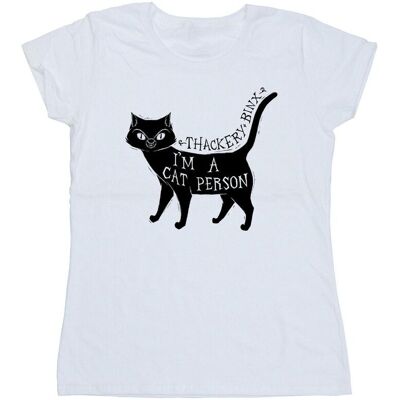 Disney Damska / Damska Koszulka Bawełniana Hocus Pocus A Cat Person (XXL (193cm) / Ciepły Biały) Disney Damska / Damska Koszulka Bawełniana Hocus Pocus A Cat Person (XXL (193cm) / Ciepły Biały)