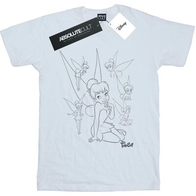 Disney Damska / Damska Koszulka Tinker Bell Collage Sketch Cotton Boyfriend T-Shirt (S (52-55 Cm) / Ciepły Biały) Disney Damska / Damska Koszulka Tinker Bell Collage Sketch Cotton Boyfriend T-Shirt (S (52-55 Cm) / Ciepły Biały)