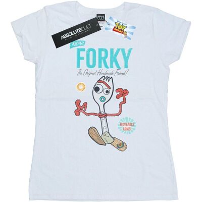 Disney Damska / Damska Koszulka Toy Story 4 Forky Handmade Friend Cotton T-Shirt (S (52-55 Cm) / Ciepły Biały) Disney Damska / Damska Koszulka Toy Story 4 Forky Handmade Friend Cotton T-Shirt (S (52-55 Cm) / Ciepły Biały)