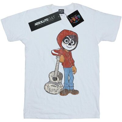Disney Kobiety / Panie Coco Miguel Z Gitarą Bawełniana Koszulka Chłopięca (S (52-55 Cm) / Ciepły Biały) Disney Kobiety / Panie Coco Miguel Z Gitarą Bawełniana Koszulka Chłopięca (S (52-55 Cm) / Ciepły Biały)