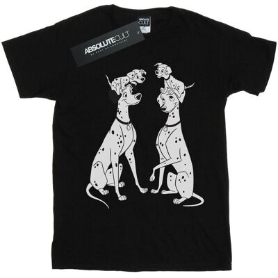 Disney Koszulka Damska / Damska 101 Dalmatyńczyków Family Cotton Boyfriend T-Shirt (L / Czarny) Disney Koszulka Damska / Damska 101 Dalmatyńczyków Family Cotton Boyfriend T-Shirt (L / Czarny)