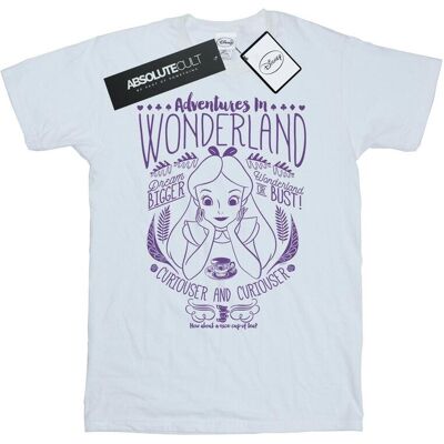 Disney Koszulka Damska / Damska Alice In Wonderland Adventures In Wonderland Cotton Boyfriend T-Shirt (S (52-55 Cm) / Ciepły Biały) Disney Koszulka Damska / Damska Alice In Wonderland Adventures In Wonderland Cotton Boyfriend T-Shirt (S (52-55 Cm) / Ciepły Biały)