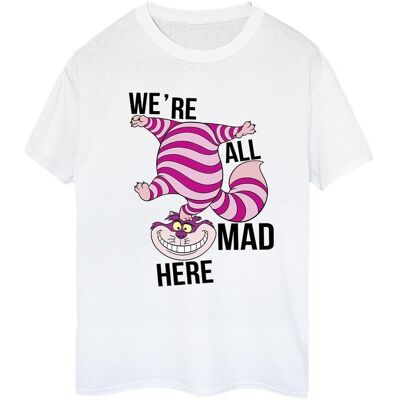 Disney Koszulka Damska / Damska Alice In Wonderland All Mad Here Cotton Boyfriend T-Shirt (S (52-55 Cm) / Ciepły Biały) Disney Koszulka Damska / Damska Alice In Wonderland All Mad Here Cotton Boyfriend T-Shirt (S (52-55 Cm) / Ciepły Biały)