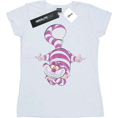 Disney Koszulka Damska / Damska Alice In Wonderland Cheshire Cat Upside Down Cotton T-Shirt (XL 8,5-9 / Ciepły Biały) Disney Koszulka Damska / Damska Alice In Wonderland Cheshire Cat Upside Down Cotton T-Shirt (XL 8,5-9 / Ciepły Biały)