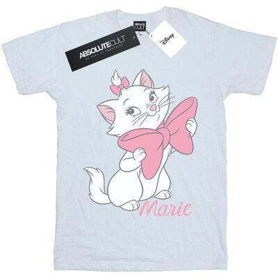 Disney Koszulka Damska / Damska Aristocats Marie Bow Cotton Boyfriend T-Shirt (XXXXS / Ciepły Biały) Disney Koszulka Damska / Damska Aristocats Marie Bow Cotton Boyfriend T-Shirt (XXXXS / Ciepły Biały)