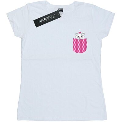 Disney Koszulka Damska / Damska Aristocats Marie Chest Cotton T-Shirt (S (52-55 Cm) / Ciepły Biały) Disney Koszulka Damska / Damska Aristocats Marie Chest Cotton T-Shirt (S (52-55 Cm) / Ciepły Biały)