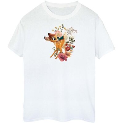 Disney Koszulka Damska / Damska Bambi Meadow Cotton Boyfriend T-Shirt (S (52-55 Cm) / Ciepły Biały) Disney Koszulka Damska / Damska Bambi Meadow Cotton Boyfriend T-Shirt (S (52-55 Cm) / Ciepły Biały)