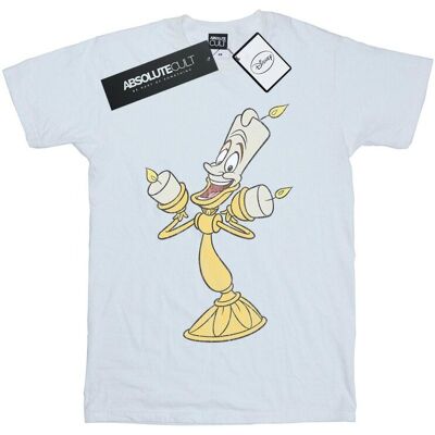 Disney Koszulka Damska / Damska Beauty And The Beast Lumiere Distressed Cotton Boyfriend T-Shirt (S (52-55 Cm) / Ciepły Biały) Disney Koszulka Damska / Damska Beauty And The Beast Lumiere Distressed Cotton Boyfriend T-Shirt (S (52-55 Cm) / Ciepły Biały)