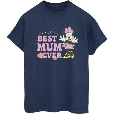 Disney Koszulka Damska / Damska Best Mum Ever Cotton Boyfriend T-Shirt (3XL / Granatowy) Disney Koszulka Damska / Damska Best Mum Ever Cotton Boyfriend T-Shirt (3XL / Granatowy)