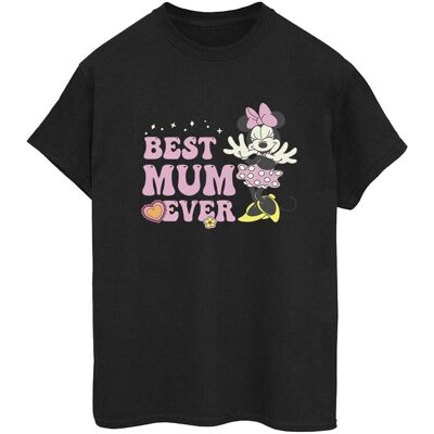 Disney Koszulka Damska / Damska Best Mum Ever Cotton Boyfriend T-Shirt (L / Czarny) Disney Koszulka Damska / Damska Best Mum Ever Cotton Boyfriend T-Shirt (L / Czarny)