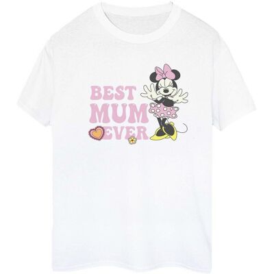 Disney Koszulka Damska / Damska Best Mum Ever Cotton Boyfriend T-Shirt (S (52-55 Cm) / Ciepły Biały) Disney Koszulka Damska / Damska Best Mum Ever Cotton Boyfriend T-Shirt (S (52-55 Cm) / Ciepły Biały)