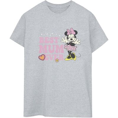 Disney Koszulka Damska / Damska Best Mum Ever Cotton Boyfriend T-Shirt (S (52-55 Cm) / Jasnoszary) Disney Koszulka Damska / Damska Best Mum Ever Cotton Boyfriend T-Shirt (S (52-55 Cm) / Jasnoszary)