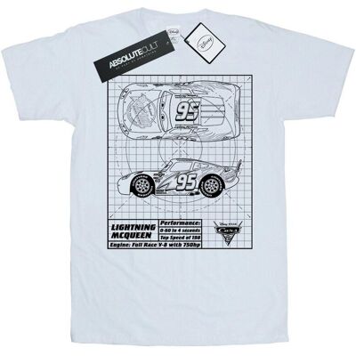 Disney Koszulka Damska / Damska Cars Lightning McQueen Blueprint Cotton Boyfriend T-Shirt (S (52-55 Cm) / Ciepły Biały) Disney Koszulka Damska / Damska Cars Lightning McQueen Blueprint Cotton Boyfriend T-Shirt (S (52-55 Cm) / Ciepły Biały)