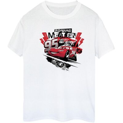 Disney Koszulka Damska / Damska Cars Lightning McQueen Collage Cotton Boyfriend T-Shirt (XXXXS / Ciepły Biały) Disney Koszulka Damska / Damska Cars Lightning McQueen Collage Cotton Boyfriend T-Shirt (XXXXS / Ciepły Biały)