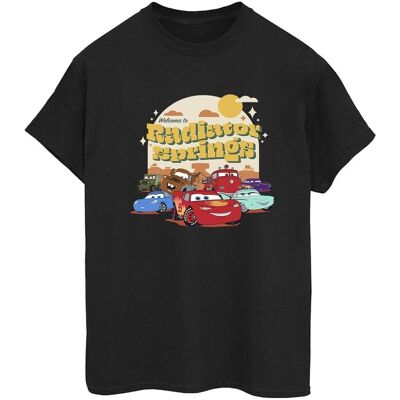 Disney Koszulka Damska / Damska Cars Radiator Springs Group Cotton Boyfriend T-Shirt (3XL / Czarny) Disney Koszulka Damska / Damska Cars Radiator Springs Group Cotton Boyfriend T-Shirt (3XL / Czarny)