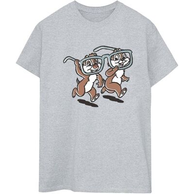 Disney Koszulka Damska / Damska Chip ´n Dale Glasses Cotton Boyfriend T-Shirt (S (52-55 Cm) / Jasnoszary) Disney Koszulka Damska / Damska Chip ´n Dale Glasses Cotton Boyfriend T-Shirt (S (52-55 Cm) / Jasnoszary)