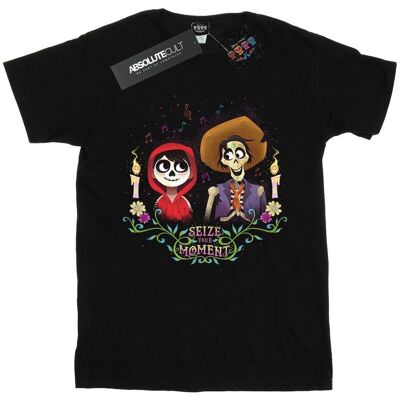 Disney Koszulka Damska / Damska Coco Miguel And Hector Cotton Boyfriend T-Shirt (3XL / Czarny) Disney Koszulka Damska / Damska Coco Miguel And Hector Cotton Boyfriend T-Shirt (3XL / Czarny)