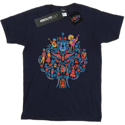 Disney Koszulka Damska / Damska Coco Tree Pattern Cotton Boyfriend T-Shirt (3XL / Granatowy) Disney Koszulka Damska / Damska Coco Tree Pattern Cotton Boyfriend T-Shirt (3XL / Granatowy)