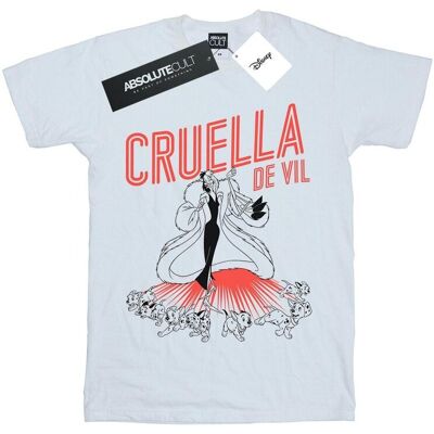 Disney Koszulka Damska / Damska Cruella De Vil Dalmatians Cotton Boyfriend T-Shirt (XXXXXS / Ciepły Biały) Disney Koszulka Damska / Damska Cruella De Vil Dalmatians Cotton Boyfriend T-Shirt (XXXXXS / Ciepły Biały)