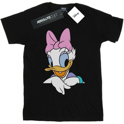 Disney Koszulka Damska / Damska Daisy Duck Big Portrait Cotton Boyfriend T-Shirt (S (52-55 Cm) / Czarny) Disney Koszulka Damska / Damska Daisy Duck Big Portrait Cotton Boyfriend T-Shirt (S (52-55 Cm) / Czarny)