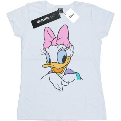 Disney Koszulka Damska / Damska Daisy Duck Big Portrait Cotton T-Shirt (S (52-55 Cm) / Ciepły Biały) Disney Koszulka Damska / Damska Daisy Duck Big Portrait Cotton T-Shirt (S (52-55 Cm) / Ciepły Biały)