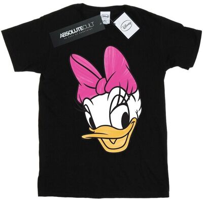 Disney Koszulka Damska / Damska Daisy Duck Head Painted Cotton Boyfriend T-Shirt (3XL / Czarny) Disney Koszulka Damska / Damska Daisy Duck Head Painted Cotton Boyfriend T-Shirt (3XL / Czarny)