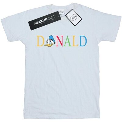 Disney Koszulka Damska / Damska Donald Duck Letters Cotton Boyfriend T-Shirt (S (52-55 Cm) / Ciepły Biały) Disney Koszulka Damska / Damska Donald Duck Letters Cotton Boyfriend T-Shirt (S (52-55 Cm) / Ciepły Biały)