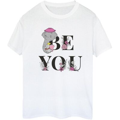 Disney Koszulka Damska / Damska Dumbo Be You Cotton Boyfriend T-Shirt (S (52-55 Cm) / Ciepły Biały) Disney Koszulka Damska / Damska Dumbo Be You Cotton Boyfriend T-Shirt (S (52-55 Cm) / Ciepły Biały)